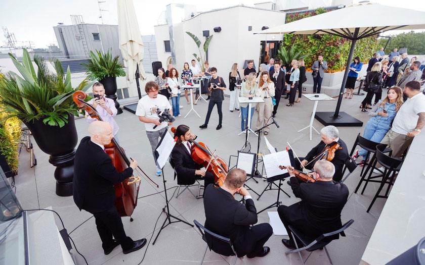 Rooftop bar art'otel Zagreb 