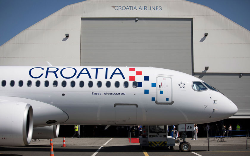 Croatia Airlines Airbus A220 Zagreb