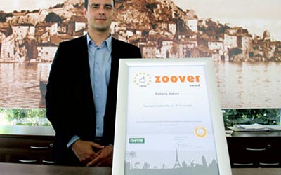 Solaris Hotelu Jakov Zoover nagrada 2012